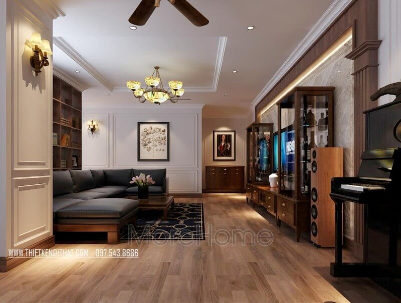 Trang trí nội thất chung cư Park Hill cao cấp phong cách hiện đại Thiết kế chung cư