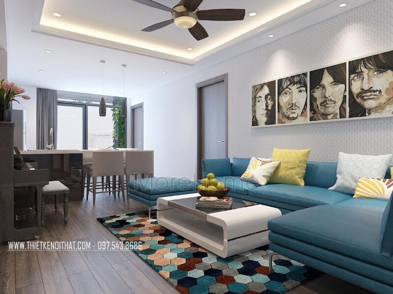 Thiết kế nội thất chung cư Tràng An tinh tế Thiết kế chung cư