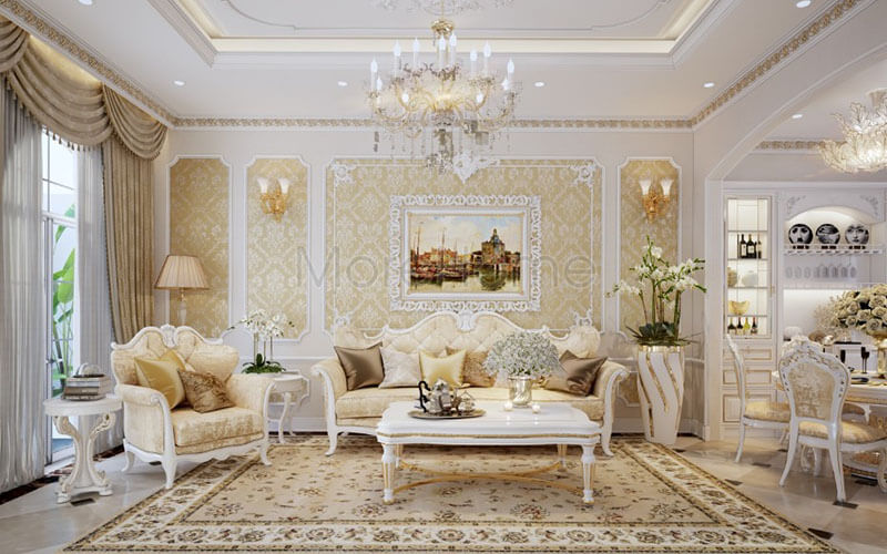 Thiết kế nội thất phòng khách đẹp phù hợp cho biệt thự, chung cư và nhà phố Thiết kế phòng khách chung cư