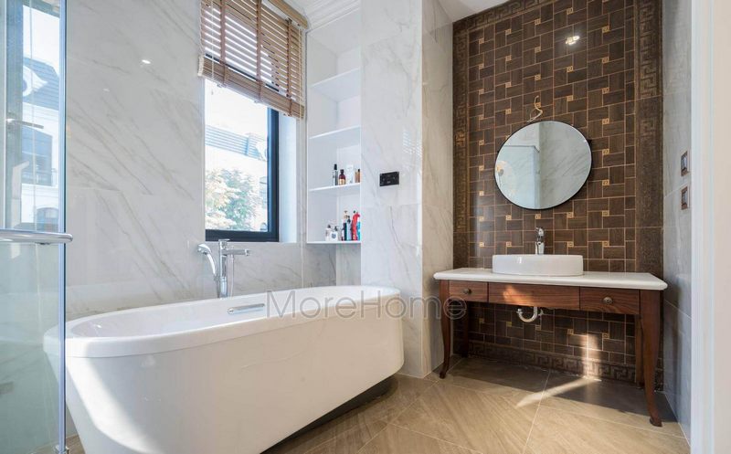 Thi công nội thất phòng tắm biệt thự tân cổ điển Imperia Hải Phòng